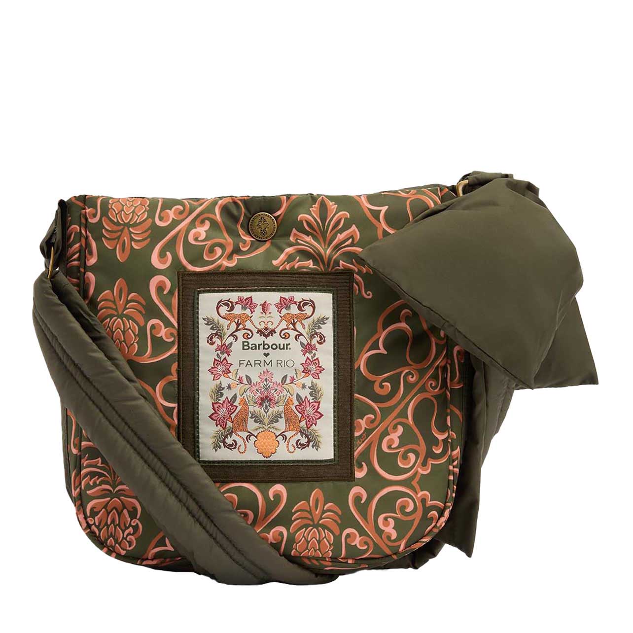Barbour X FARM Rio Ana Clara Bow Bag
